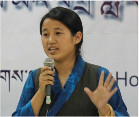 Lhagyari Namgyal Dolkar, another attendee of the three day conference in France to oppose the Dalai Lama’s middle-way. More Tibetans are speaking against the Dalai Lama’s all powerful directives.