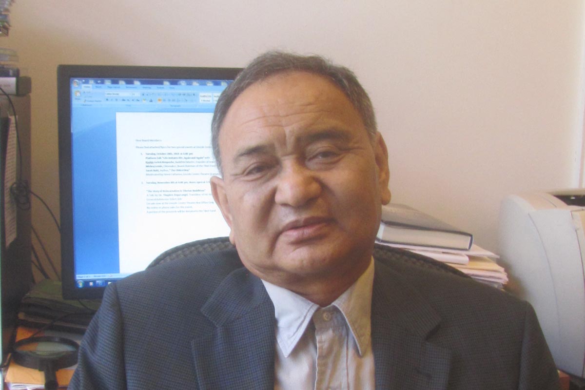 Rinchen Darlo who heads the Tibet Fund. Who is he protecting by his refusal to speak?